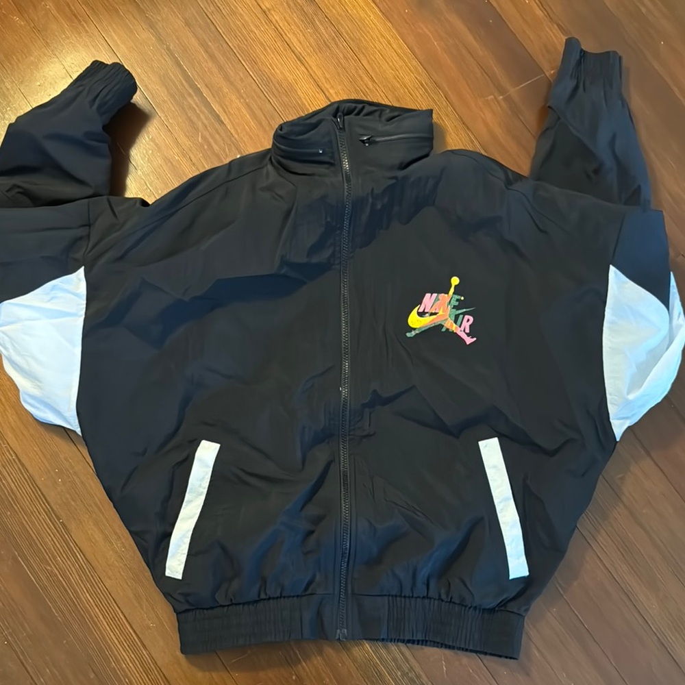Nike Black and White Lightweight Jacket